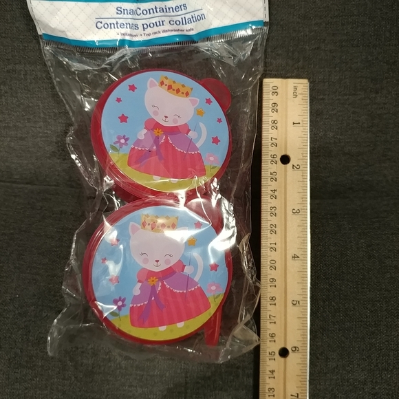 New Cat Princess Snack Containers & Spoon Set - Picture 3 of 9